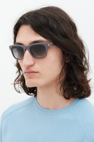 Saint Laurent Grey Classic 2 Wayfarer Sunglasses