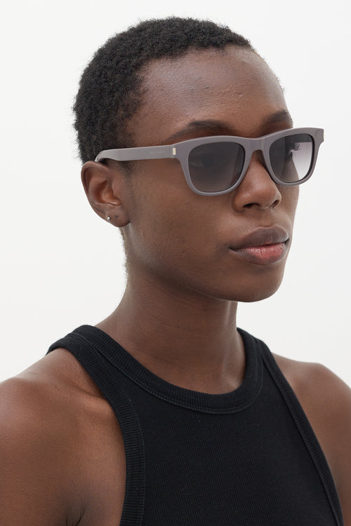 Saint Laurent Grey Classic 2 Wayfarer Sunglasses