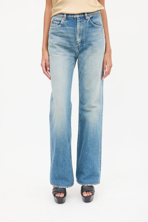 Saint Laurent Light Wash 70s Vintage Jeans