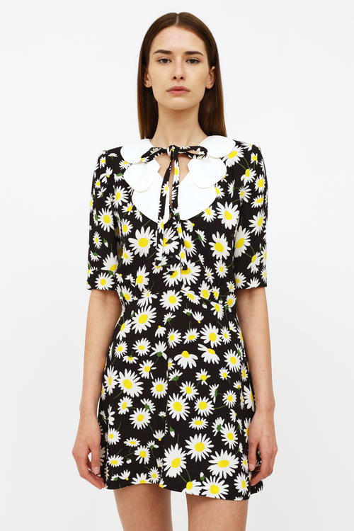 Saint Laurent Daisy Mini Dress