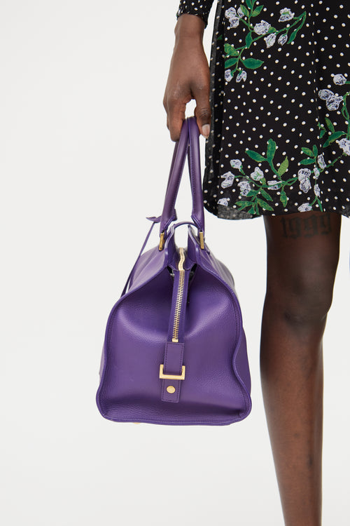 Saint Laurent Purple Cabas Chyc Bag