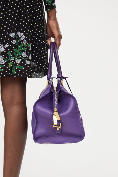 Saint Laurent Purple Cabas Chyc Bag