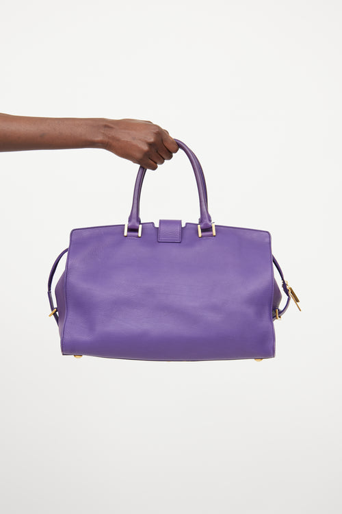 Saint Laurent Purple Cabas Chyc Bag