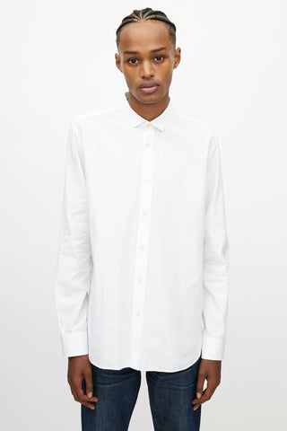 Saint Laurent White Long Sleeve Shirt