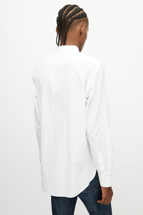 Saint Laurent White Long Sleeve Shirt