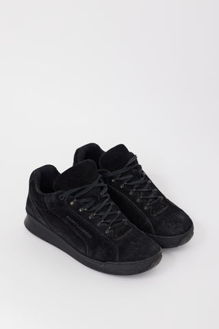 Saint Laurent Black Suede Jump Sneaker