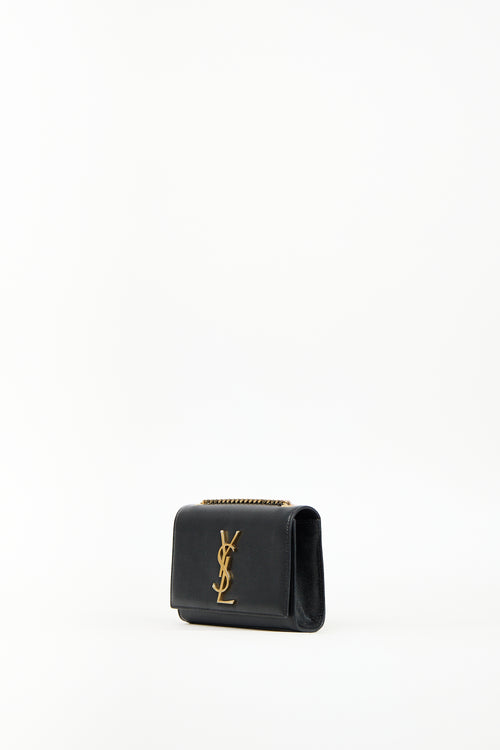 Saint Laurent Black Leather Kate Shoulder Bag