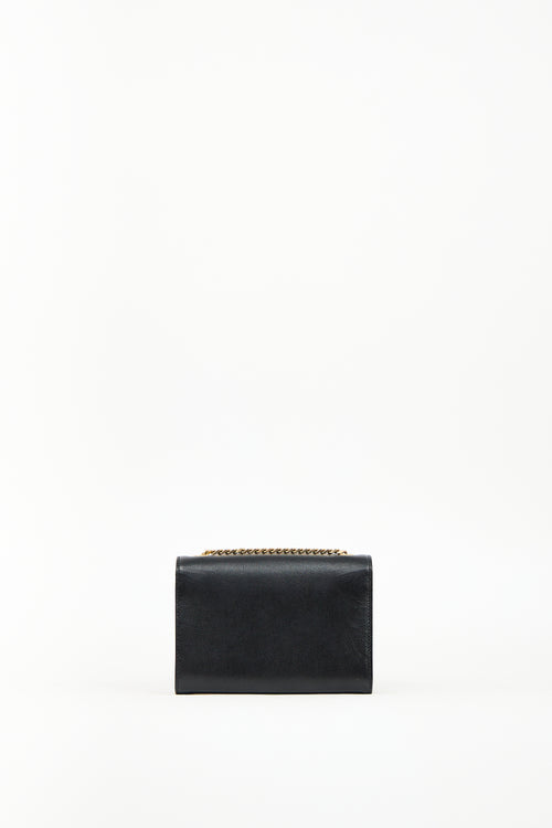 Saint Laurent Black Leather Kate Shoulder Bag