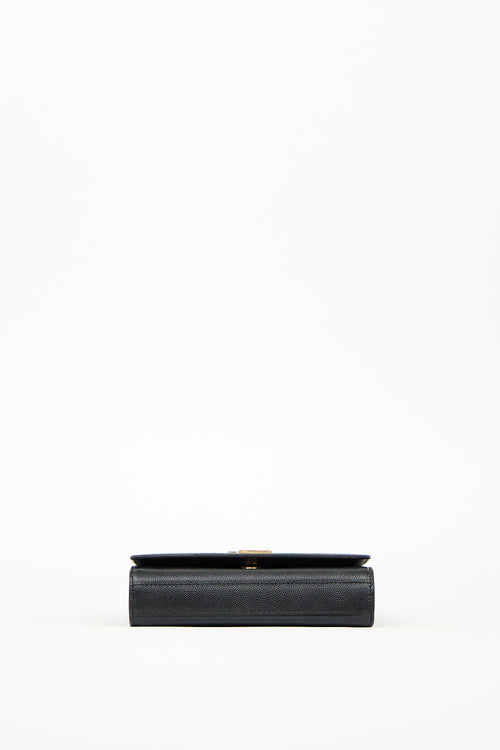 Saint Laurent Black Leather Kate Shoulder Bag