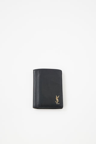 Saint Laurent Leather Logo Card Holder