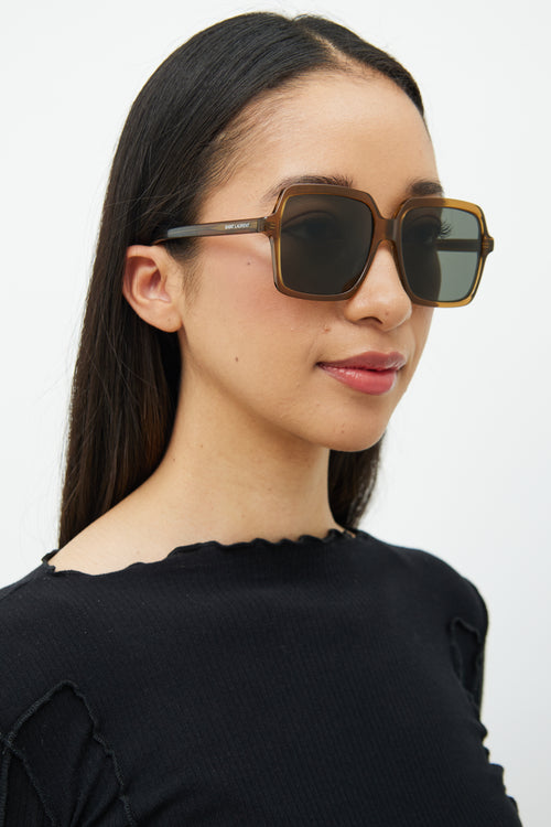 Saint Laurent Brown SL 174 004 Sunglasses