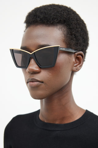 Black SL21 Kate Sunglasses