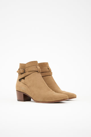 Saint Laurent Suede Blake Boot