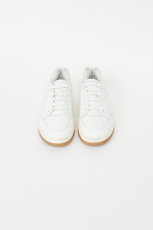 Saint Laurent White SL61 Leather Sneaker