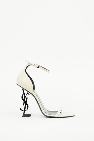 Saint Laurent White Opyum Pump