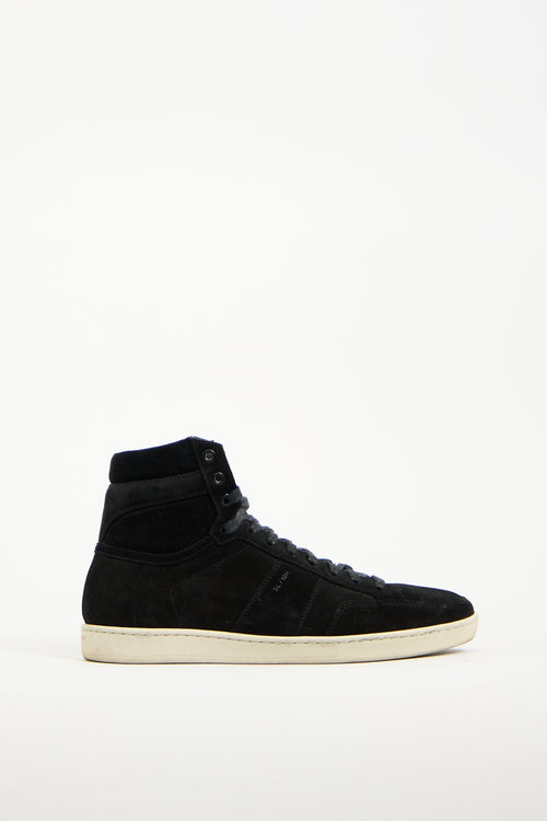 Saint Laurent Black Suede SL10H Sneaker