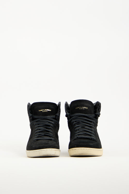 Saint Laurent Black Suede SL10H Sneaker