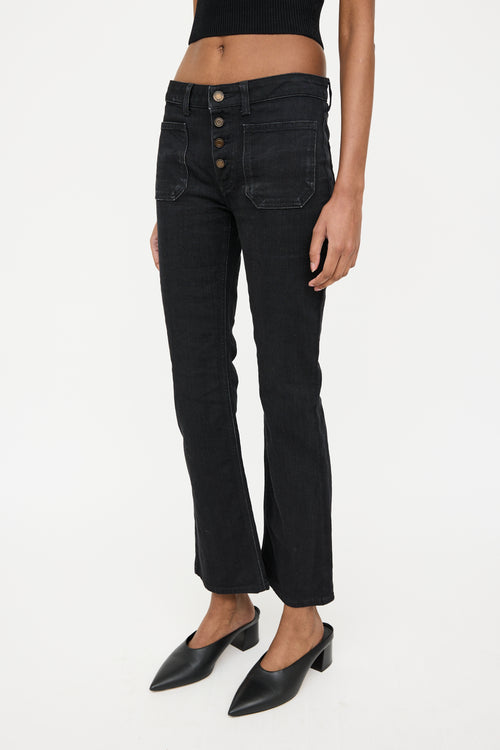 Saint Laurent Black D27 Flared Jeans