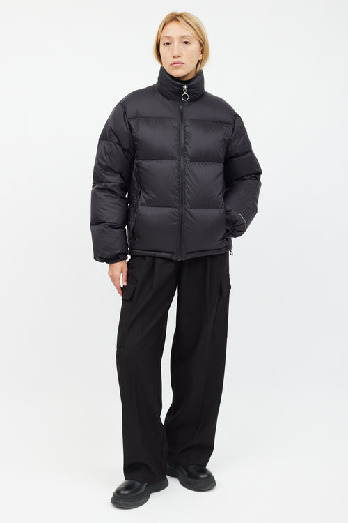 Sandro Black Short Length Puffer