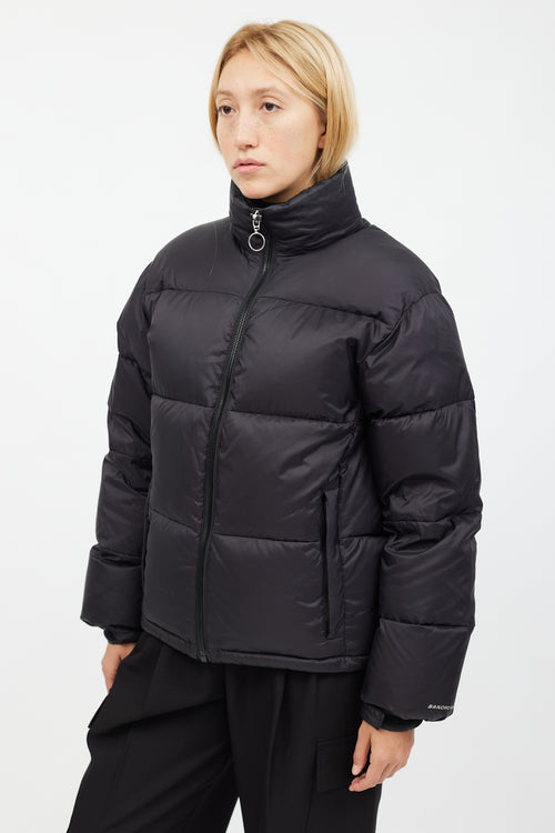 Sandro Black Short Length Puffer