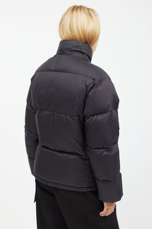 Sandro Black Short Length Puffer