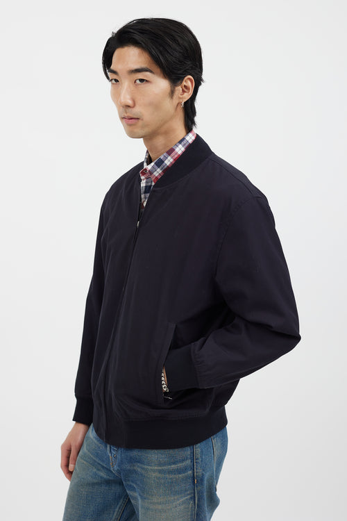 Sandro Navy Bomber Jacket