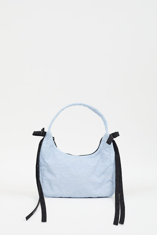 Sandy Liang X Baggu Blue Mini Bow Bag