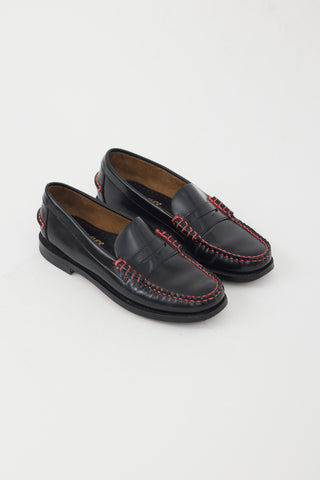 Sebago X Philosophy di Lorenzo Serafini Black Penny Loafer