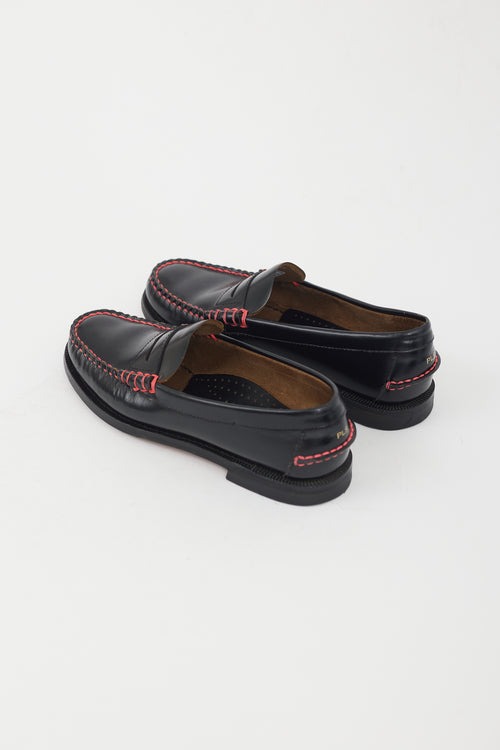 Sebago X Philosophy di Lorenzo Serafini Black Penny Loafer