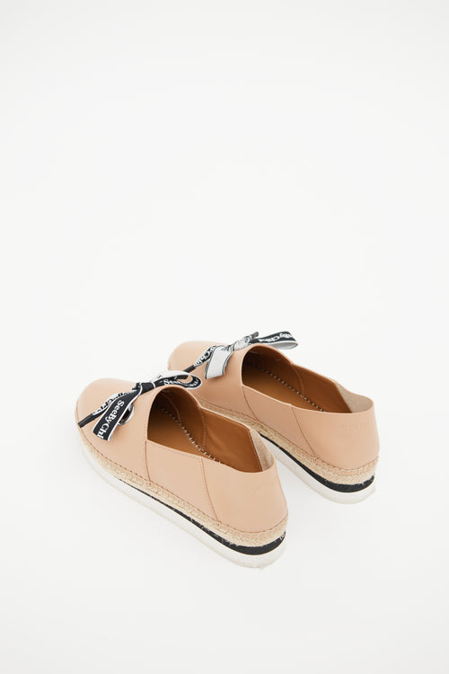  See by Chloé Beige Leather Espadrille