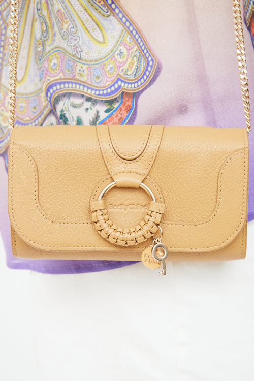 See by Chloé Brown Leather Hana Chain Bag