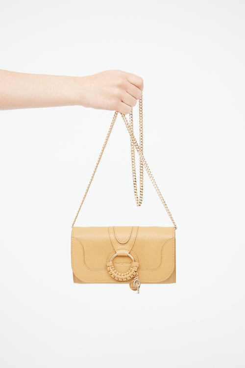 See by Chloé Brown Leather Hana Chain Bag