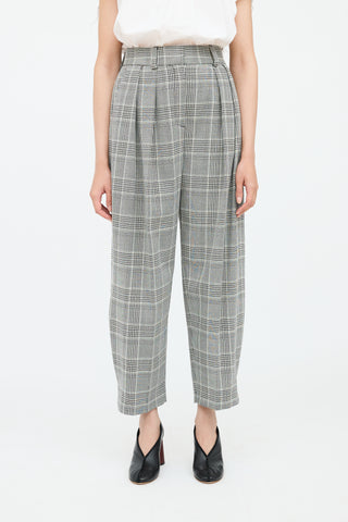 See By Chloé Black 
White Check Pant