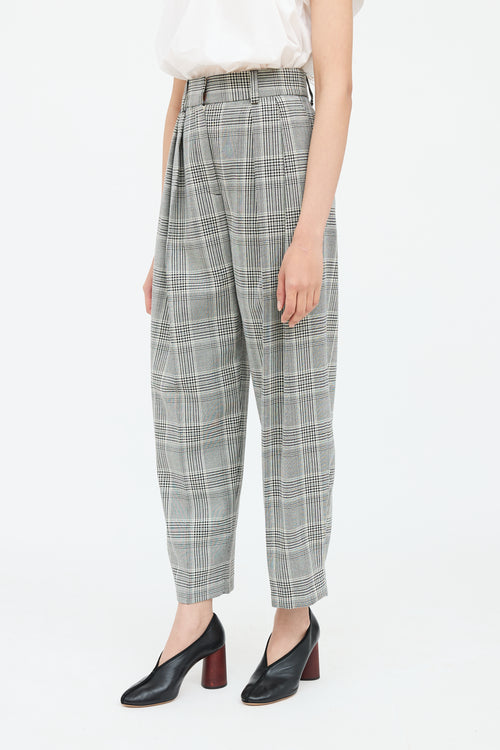 See By Chloé Black 
White Check Pant