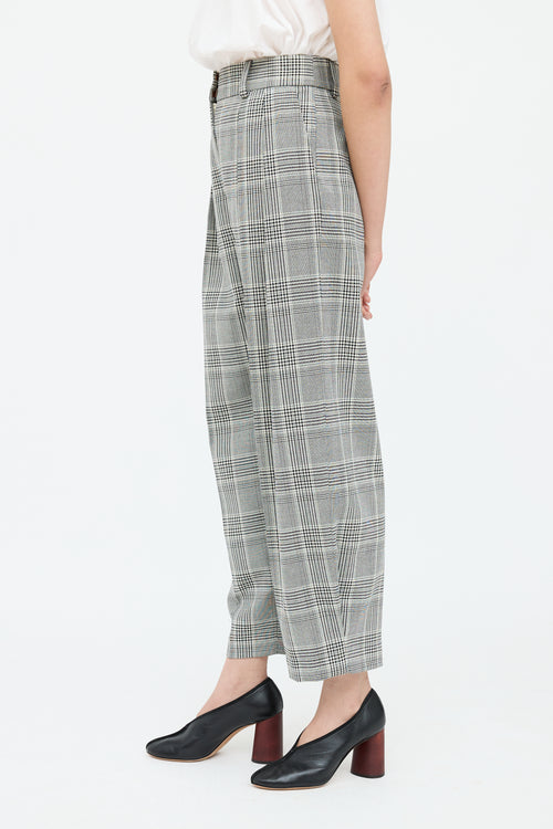 See By Chloé Black 
White Check Pant