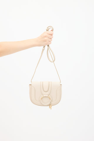 See by Chloé Beige Leather Hana Crossbody Bag