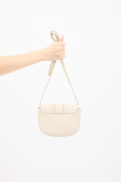 See by Chloé Beige Leather Hana Crossbody Bag