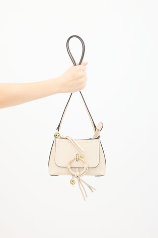 See by Chloé Beige Leather Joan Mini Bag