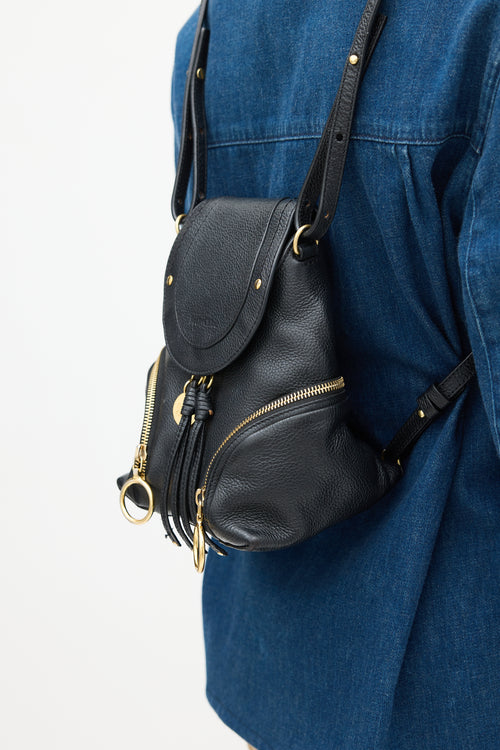 See by Chloé Black Leather Olga Backpack