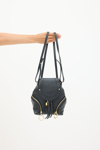 See by Chloé Black Leather Olga Backpack