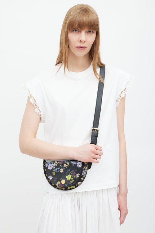 See by Chloé Black 
Multicolour Kriss Floral Leather Bag