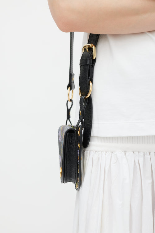 See by Chloé Black 
Multicolour Kriss Floral Leather Bag