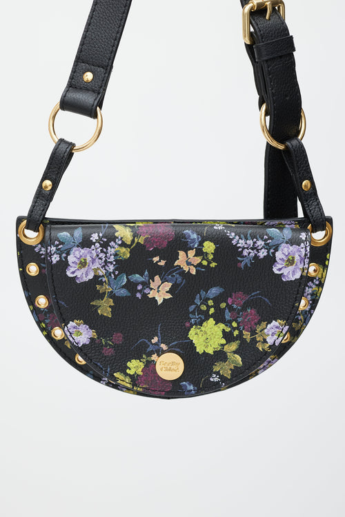 See by Chloé Black 
Multicolour Kriss Floral Leather Bag