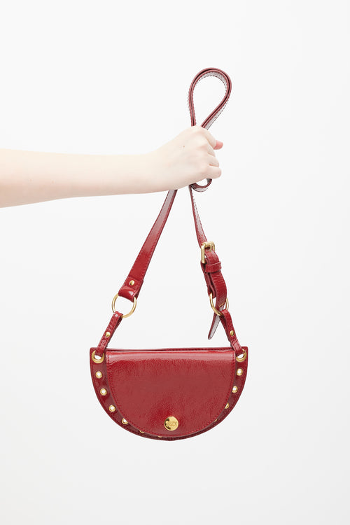 See by Chloé Red Patent Leather Kriss Bag