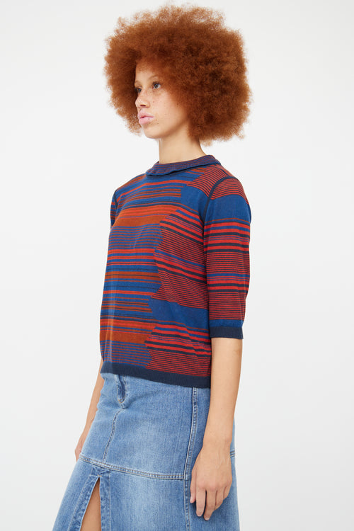 See By Chloé Navy 
Multi Stripe Sweater