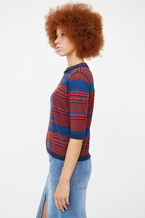 See By Chloé Navy 
Multi Stripe Sweater