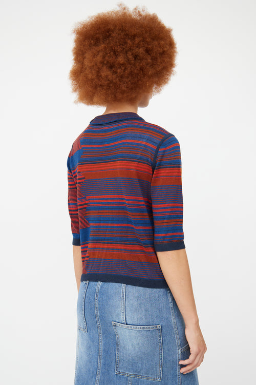 See By Chloé Navy 
Multi Stripe Sweater