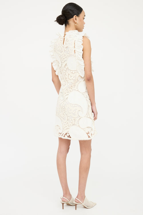 See By Chloe Lace Layered Ruffled Dress