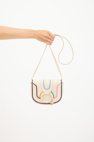 See by Chloé Beige 
Multicolour Leather Hana Crossbody Bag