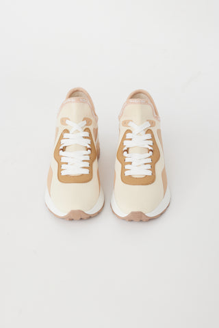 See by Chloé Brown 
Cream Brett Sneaker